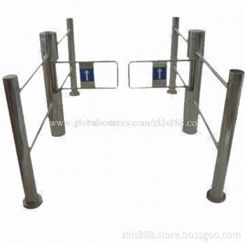 Double swing turnstile, Automatic Control, with bi-direction card reading